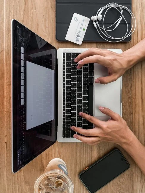 Text Small Business Marketing written on white paper for creative use.